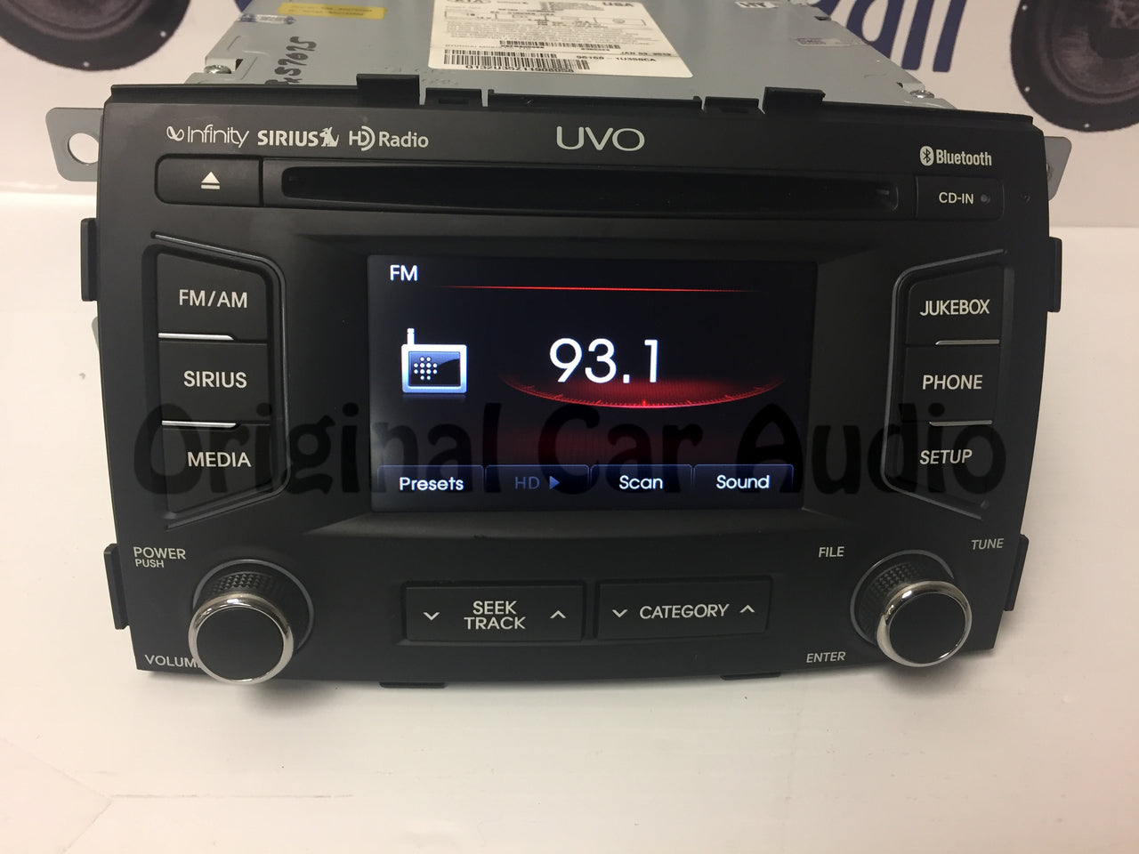 BRAND NEW 2011 - 2013 Kia Sorento OEM Infinity MP3 SAT CD Player Receiver UVO