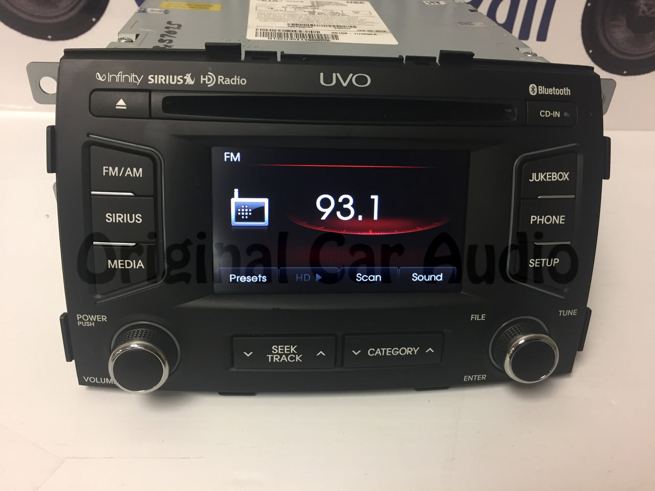 2011 - 2013 Kia Sorento OEM Infinity MP3 SAT CD Player Receiver UVO 96160 1U350CA, 961601U350CA, 96160-1U350CA