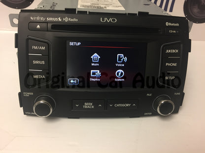 2011 - 2013 Kia Sorento OEM Infinity MP3 SAT CD Player Receiver UVO 96160 1U350CA, 961601U350CA, 96160-1U350CA