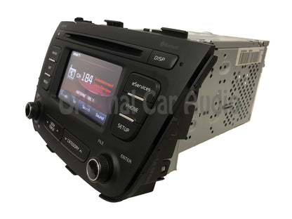 Refurbished 2013 - 2015 Kia Sorento OEM UVO Single CD Sat Multi Media Radio Receiver w/ New Display
