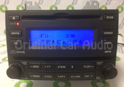 2007 - 2010 Hyundai Elantra OEM Single CD AM FM Radio Brown