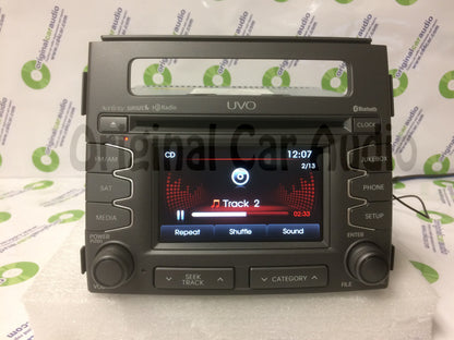 2012 - 2013 Kia Soul OEM UVO Infinity Bluetooth AM FM HD SAT Radio Receiver Gray