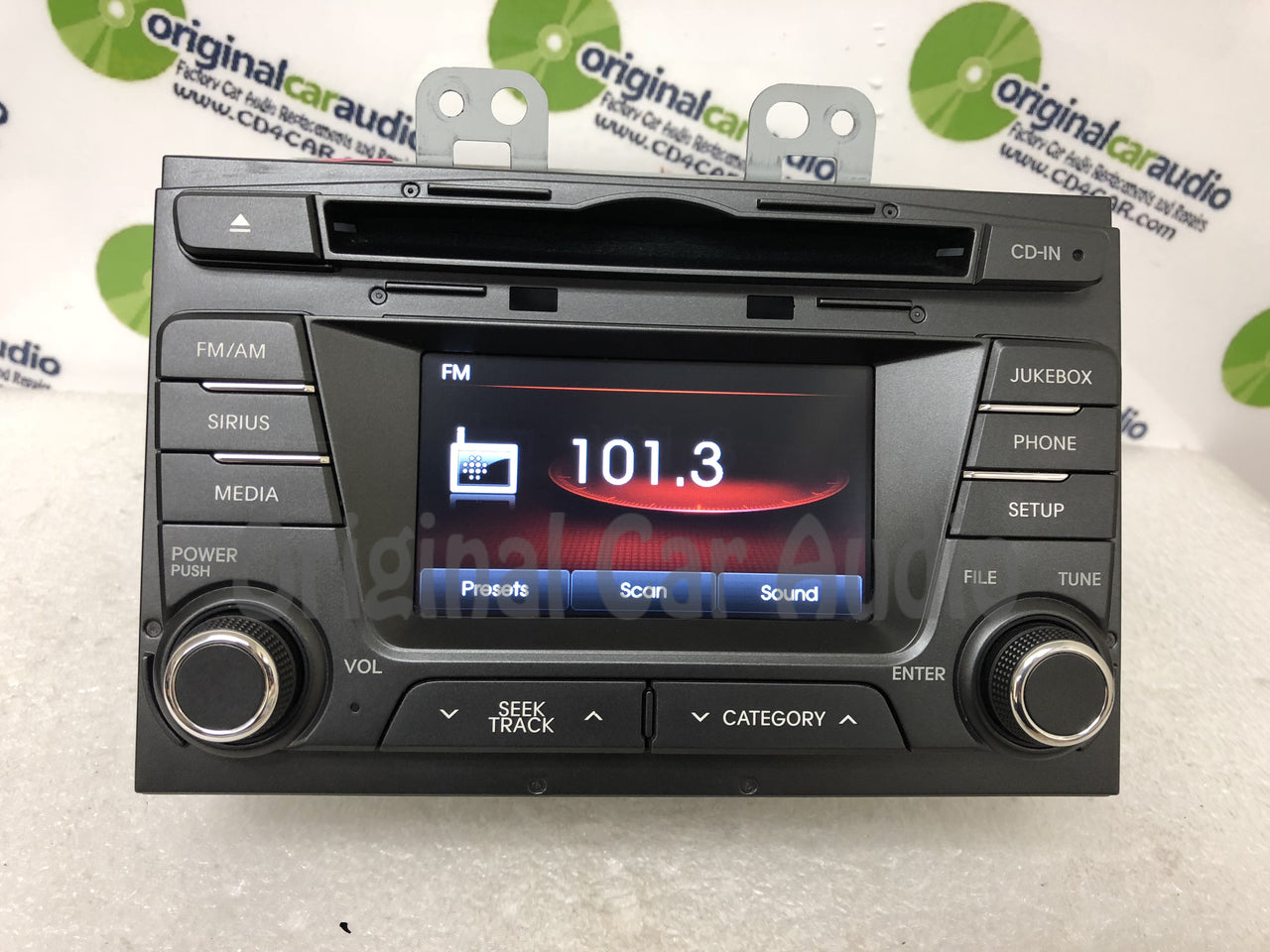 2011 - 2013 Kia Optima OEM UVO AM FM MP3 SAT HD Radio Jukebox DARK GREY
