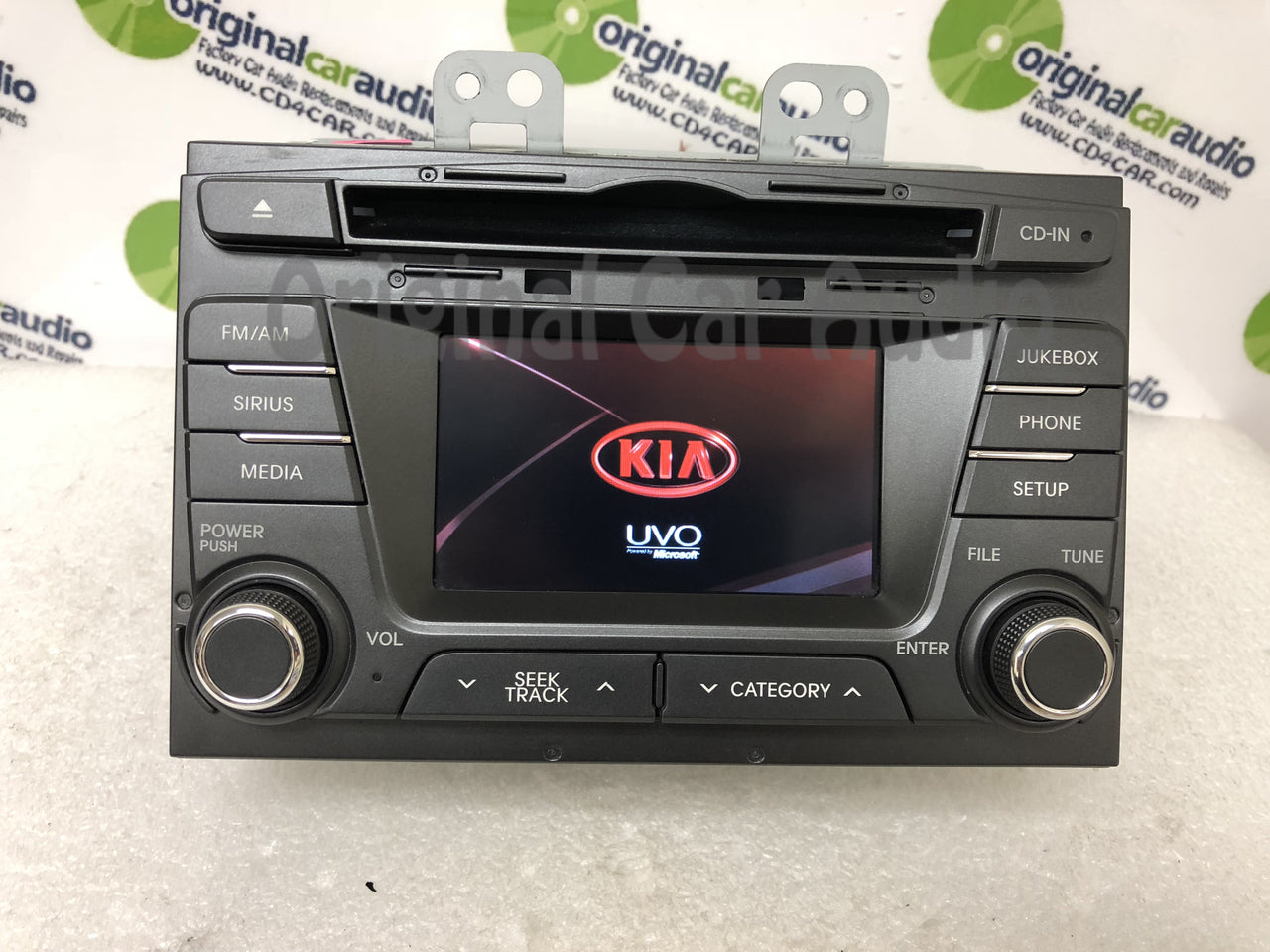 2011 - 2013 Kia Optima OEM UVO AM FM MP3 SAT HD Radio Jukebox DARK GREY