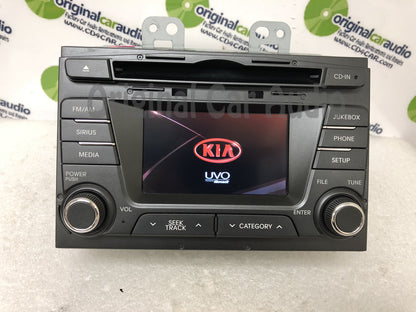2011 - 2013 Kia Optima OEM UVO AM FM MP3 SAT HD Radio Jukebox DARK GREY