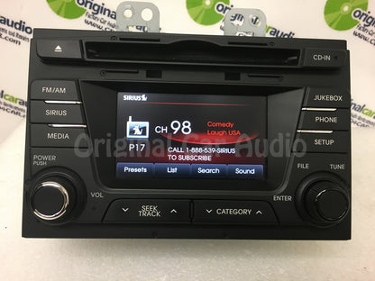 2011 - 2013 Kia Optima OEM UVO AM FM MP3 SAT HD Radio Jukebox BLACK
