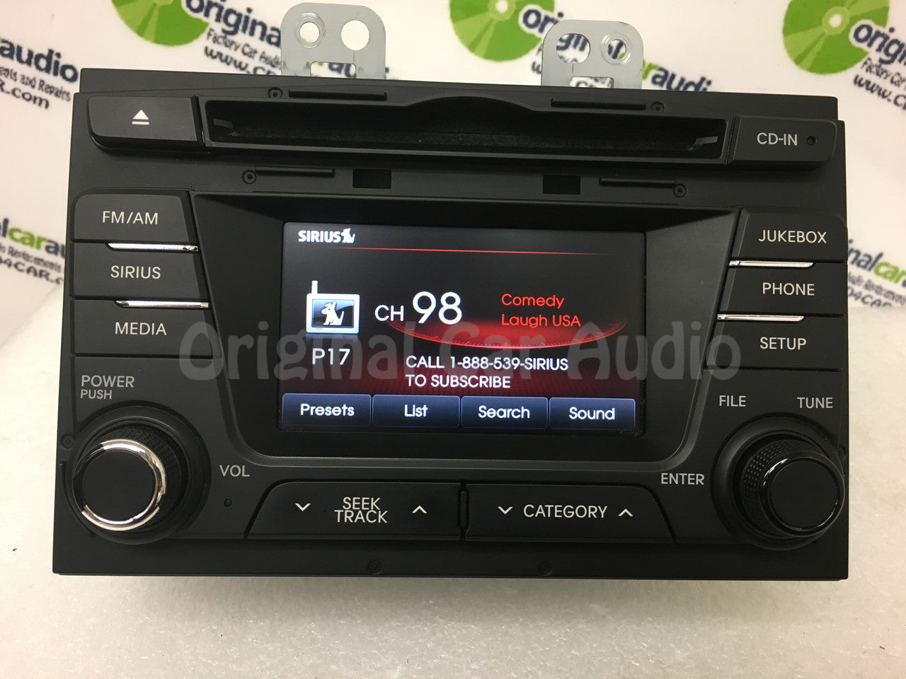 Refurbished 2011 - 2013 Kia Optima OEM Infinity Sound UVO AM FM MP3 SAT HD Radio Jukebox