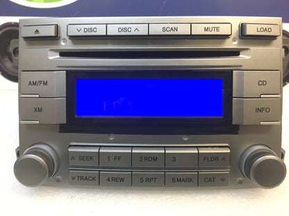 2007 - 2008 Hyundai Veracruz AM FM 6 Disc CD changer MP3 Sat Radio 96160-3J600