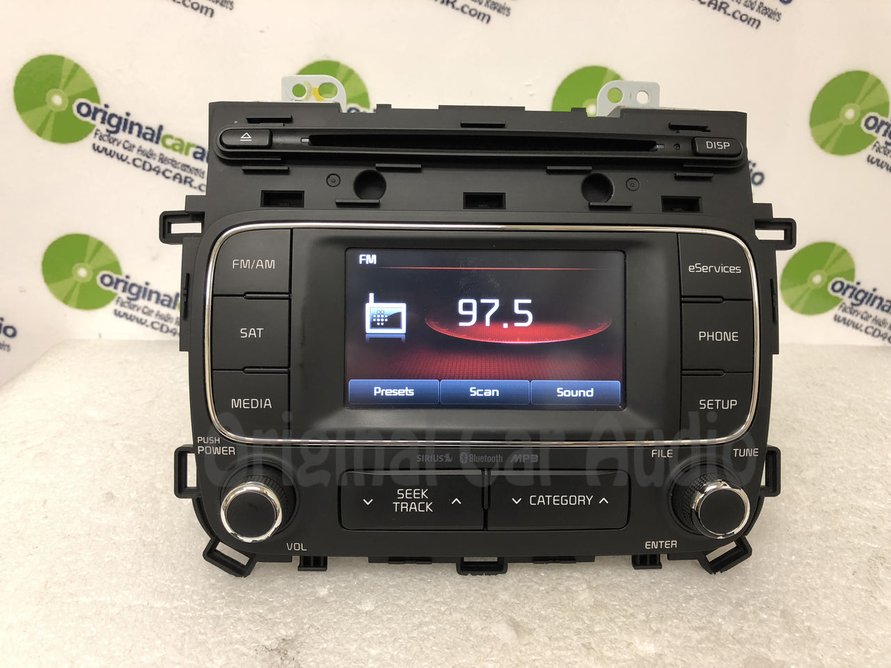 2014 - 2017 Kia Forte OEM UVO Single CD Touch Screen AM FM SAT Radio Receiver