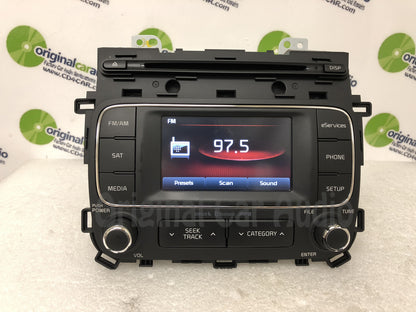 2014 - 2017 Kia Forte OEM UVO Single CD Touch Screen AM FM SAT Radio Receiver