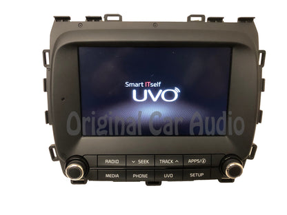 Reman 2017 - 2018 Kia Forte OEM UVO Touch Screen Multi Media Car Play Android Auto App Radio Receiver