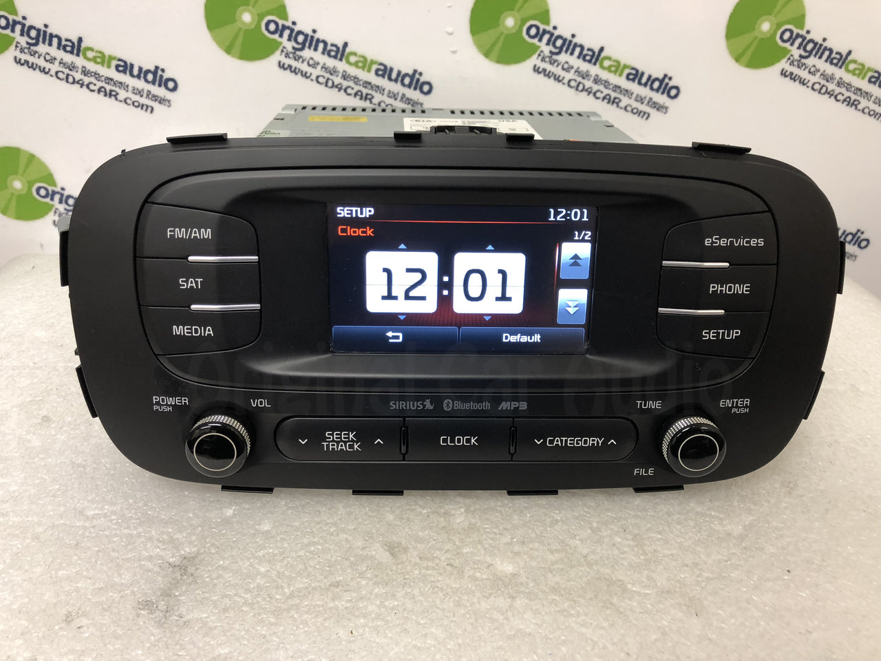 Reman 2014 - 2016 Kia Soul OEM UVO Touch Screen AM FM SAT Bluetooth Radio Receiver