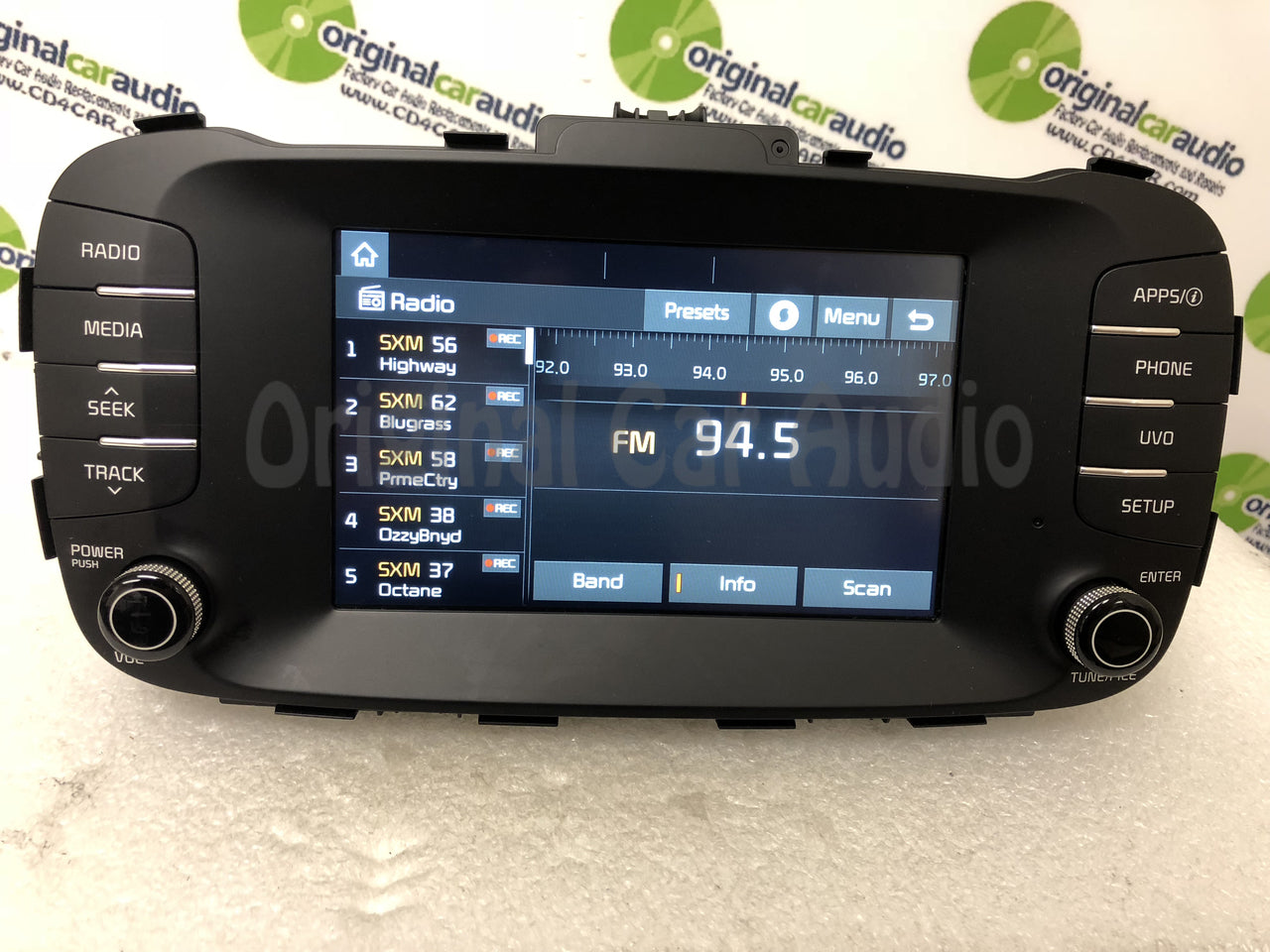 2017 - 2018 Kia Soul OEM UVO Touch Screen AM FM Bluetooth Media Radio Receiver