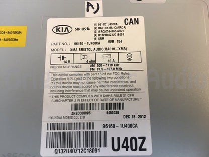 2012 2013 Kia Sorento OEM Radio CD Player Bluetooth Sirius XM MP3 Touch Screen UVO