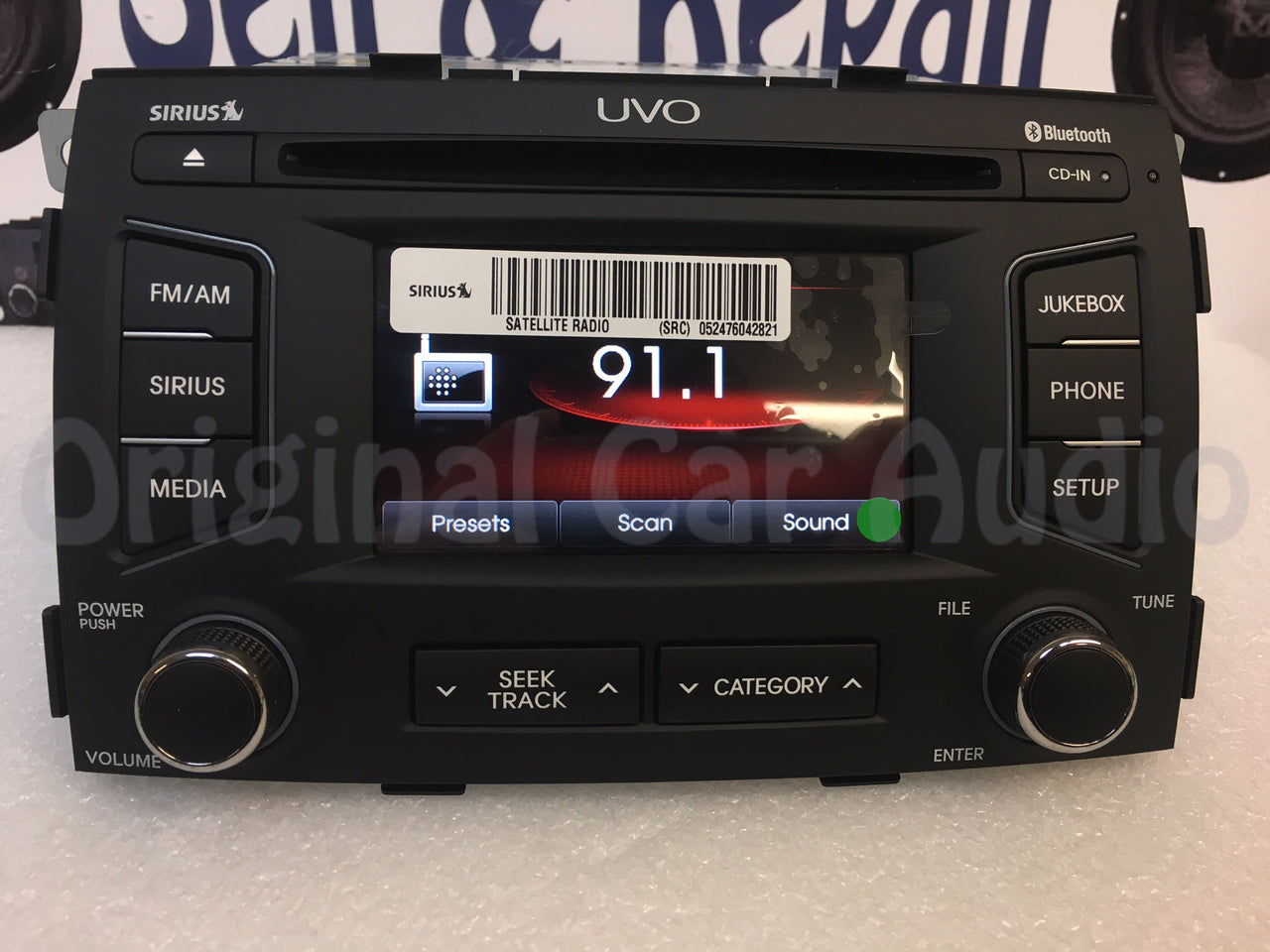2012 2013 Kia Sorento OEM Radio CD Player Bluetooth Sirius XM MP3 Touch Screen UVO