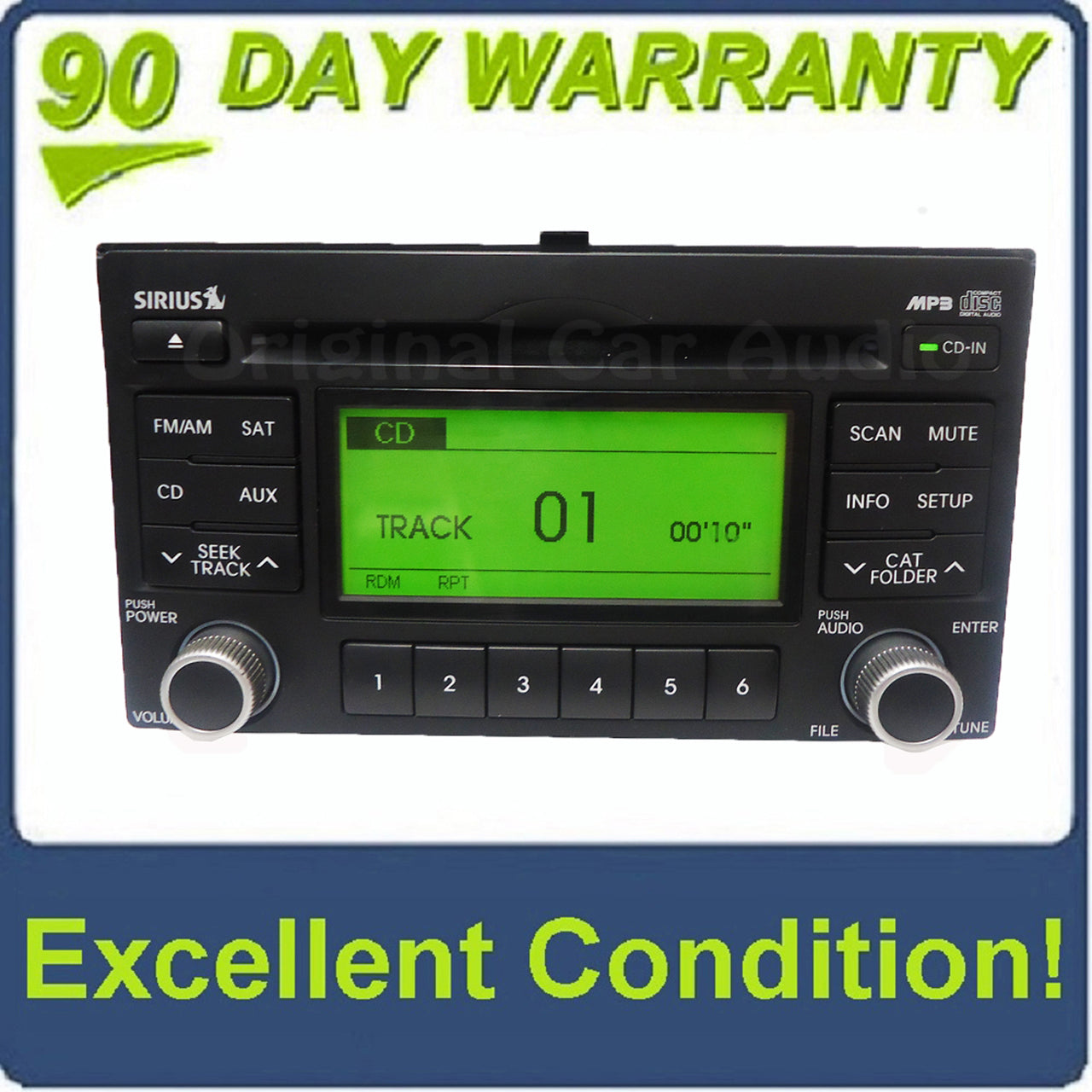 09 10 11 KIA Sedona OEM Sirius Sat Radio Stereo 96160-4D120