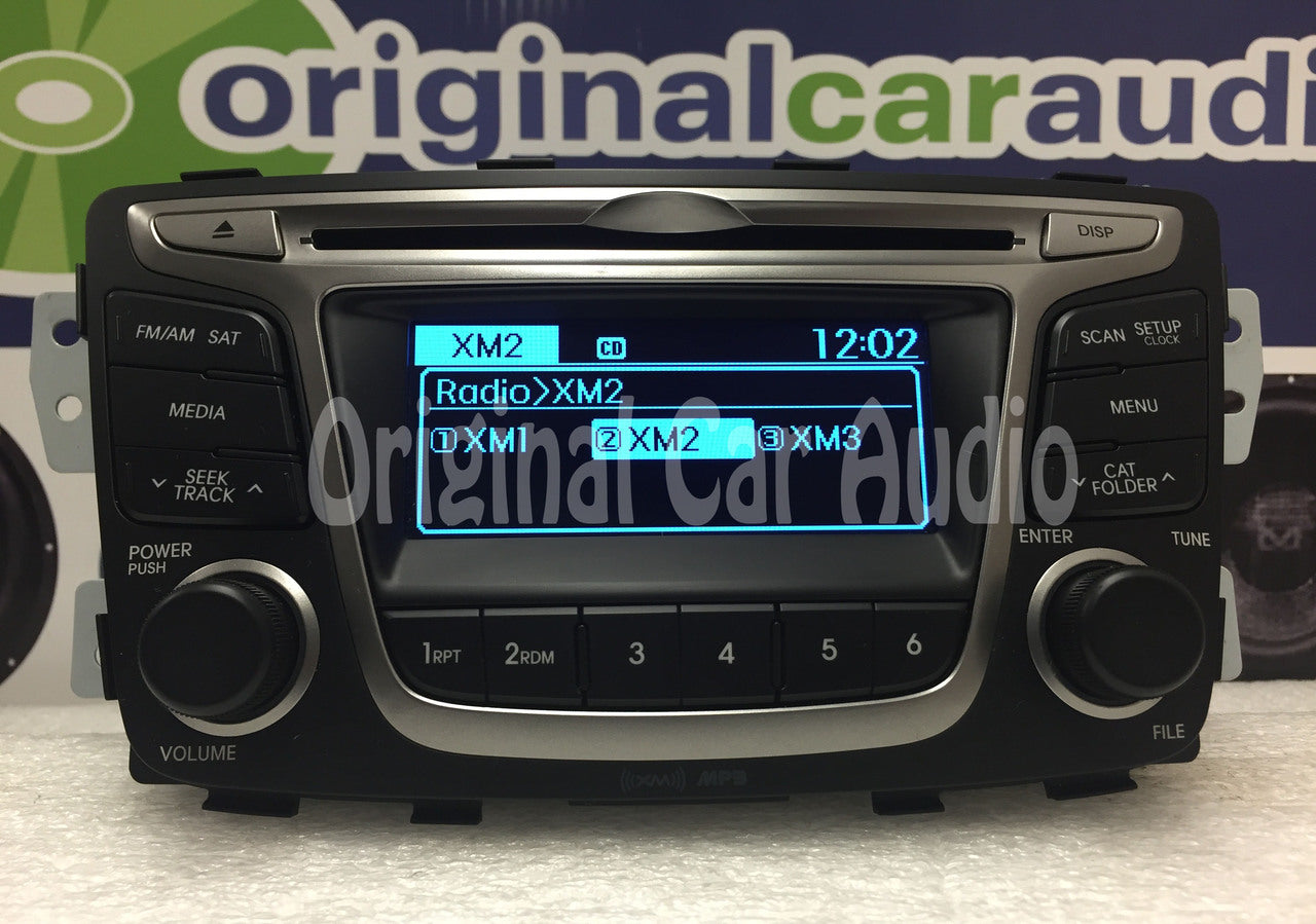 2015 HYUNDAI Accent Factory OEM XM Radio MP3 and CD player