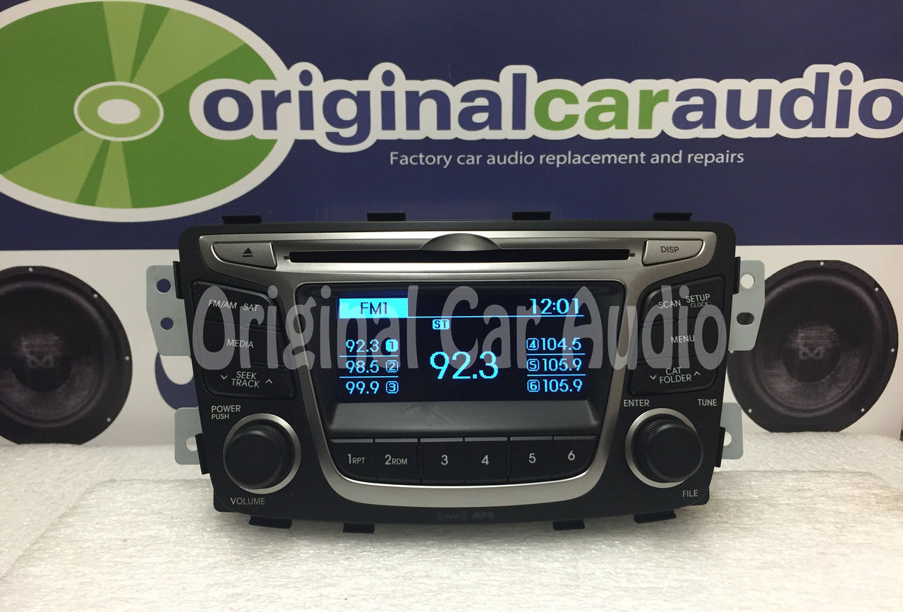 2015 HYUNDAI Accent Factory OEM XM Radio MP3 and CD player