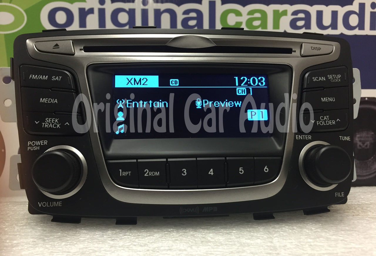 2015 HYUNDAI Accent Factory OEM XM Radio MP3 and CD player
