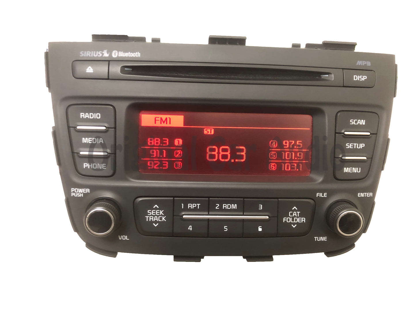 2013 - 2014 Kia Sorento OEM Single CD AM FM SAT Multi Media Radio Receiver