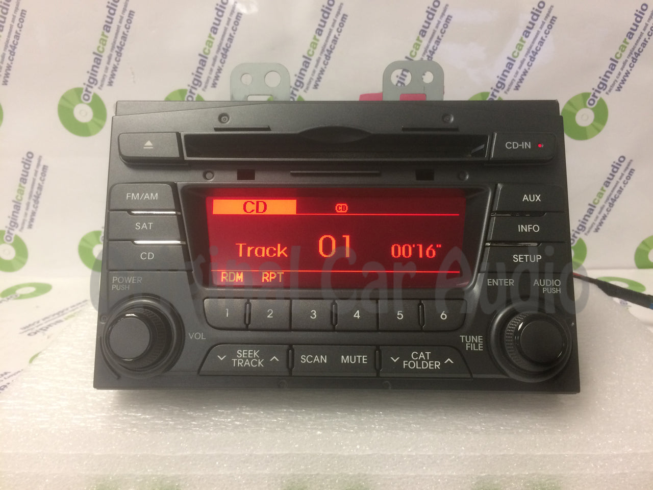 2011 - 2013 Kia Optima OEM Infinity Single CD AM FM MP3 SAT Radio DARK GREY
