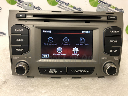 2010 - 2013 Kia Sportage OEM UVO Touch Screen Single CD Multimedia Radio Receiver SILVER