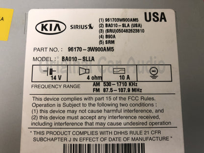2010 - 2013 Kia Sportage OEM UVO Touch Screen Single CD Multimedia Radio Receiver SILVER