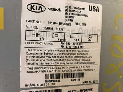 2010 - 2013 Kia Sportage OEM UVO Touch Screen Single CD Multimedia Radio Receiver BLACK