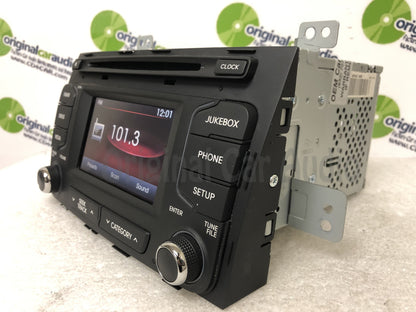 2010 - 2013 Kia Sportage OEM UVO Touch Screen Single CD Multimedia Radio Receiver BLACK