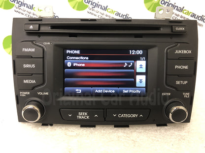 2010 - 2013 Kia Sportage OEM Infinity UVO Touch Screen Single CD Multimedia Radio Receiver BLACK