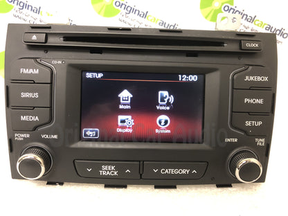 2010 - 2013 Kia Sportage OEM Infinity UVO Touch Screen Single CD Multimedia Radio Receiver BLACK