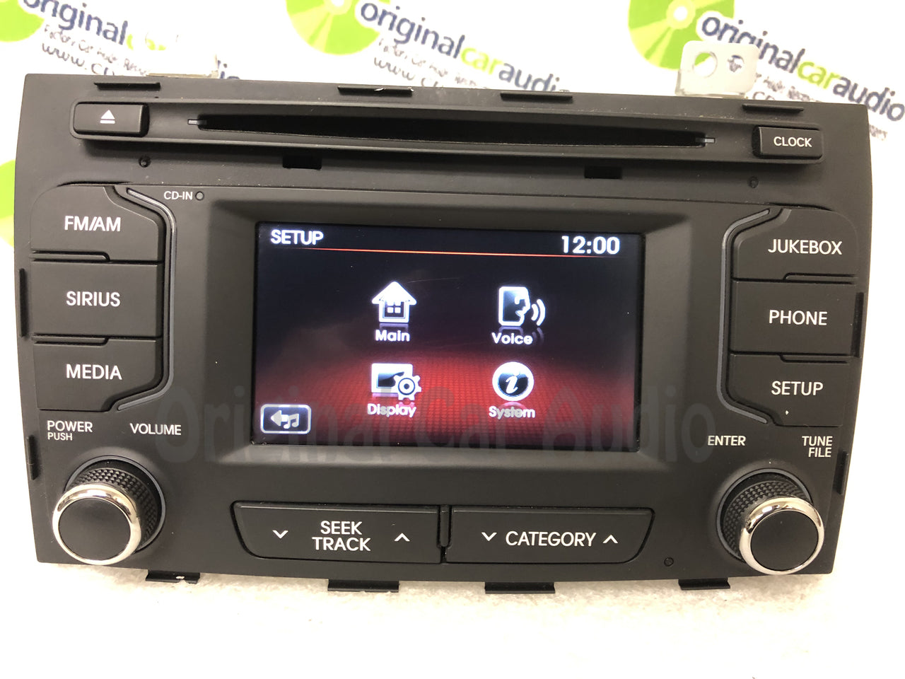 2010 - 2013 Kia Sportage OEM UVO Touch Screen Single CD Multimedia Radio Receiver BLACK