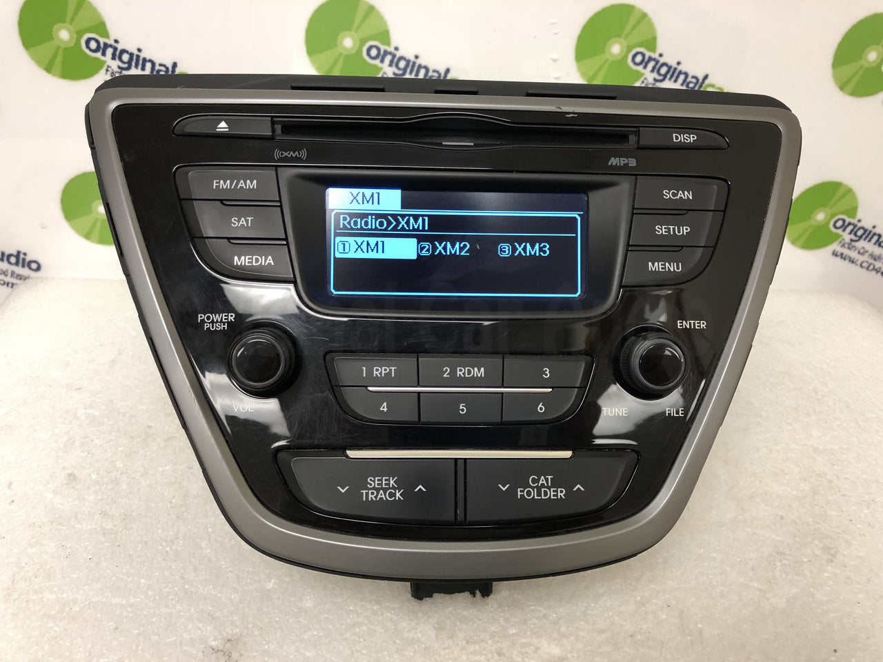 2011 - 2015 Hyundai Elantra OEM Single CD AM FM SAT MP3 Radio Receiver