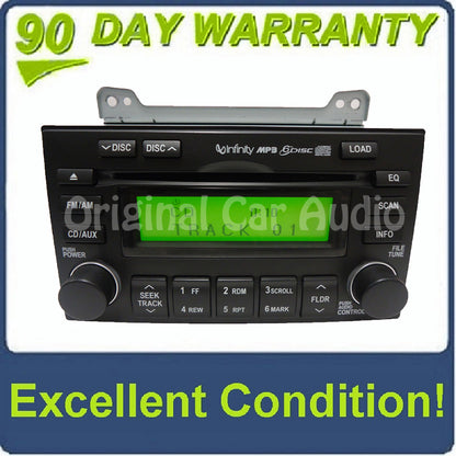 Hyundai radio 6 CD MP3 player w/out rear entertainment OEM