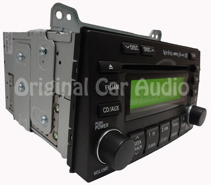 Hyundai radio 6 CD MP3 player w/out rear entertainment OEM