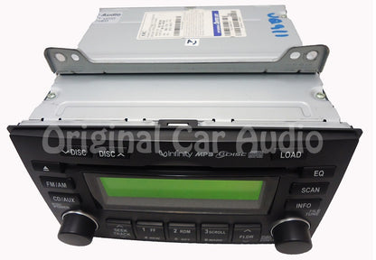 Hyundai radio 6 CD MP3 player w/out rear entertainment OEM
