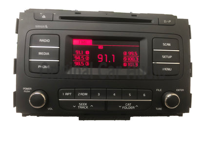 2015 - 2017 Kia Sedona OEM AM FM SAT Multi Media Radio Receiver