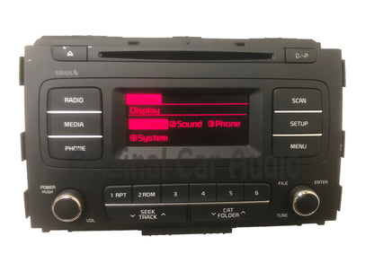 2015 - 2017 Kia Sedona OEM AM FM SAT Multi Media Radio Receiver