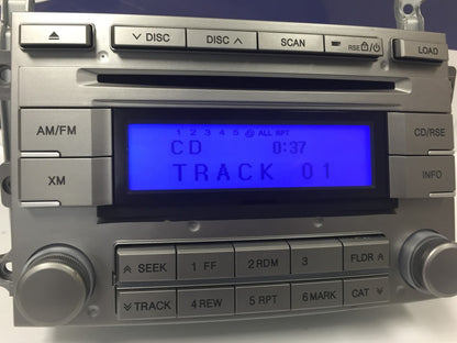 07 - 08  Hyundai Radio Stereo 6 Disc CD Changer MP3 XM Satellite