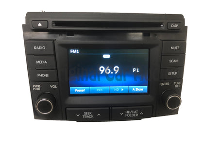 2014 - 2015 Hyundai Sonata OEM Single CD Bluetooth Sat Radio Multi Media Receiver