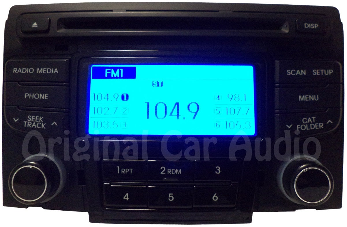 2013 - 2014 Hyundai Sonata OEM AM FM MP3 CD Player Satellite Radio Stereo Receiver