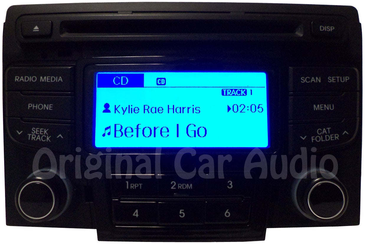 2013 - 2014 Hyundai Sonata OEM AM FM MP3 CD Player Satellite Radio Stereo Receiver