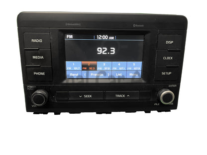 2018 - 2020 Kia Rio OEM 5" Display Multi Media AM FM XM Bluetooth Radio Receiver - ANALOG