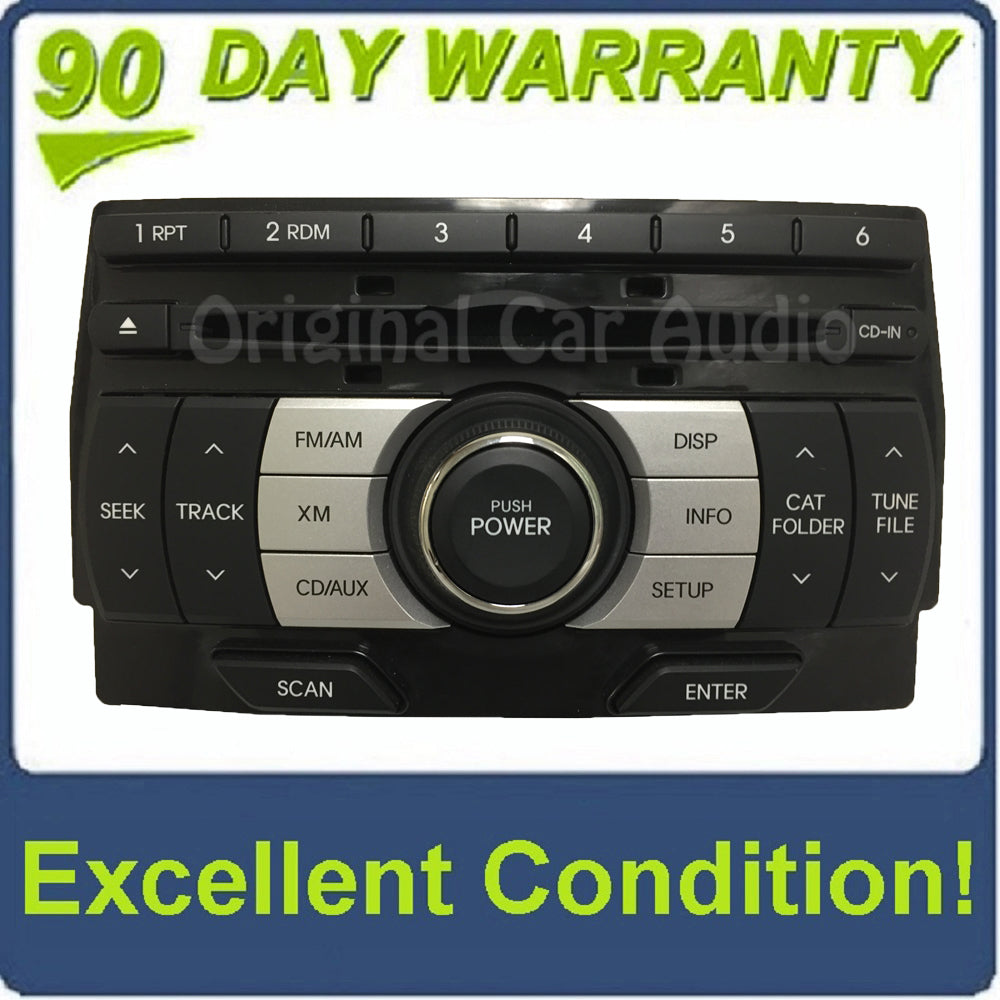 Hyundai Genesis OEM SAT Radio Cd Player 96180-2M110AMS4
