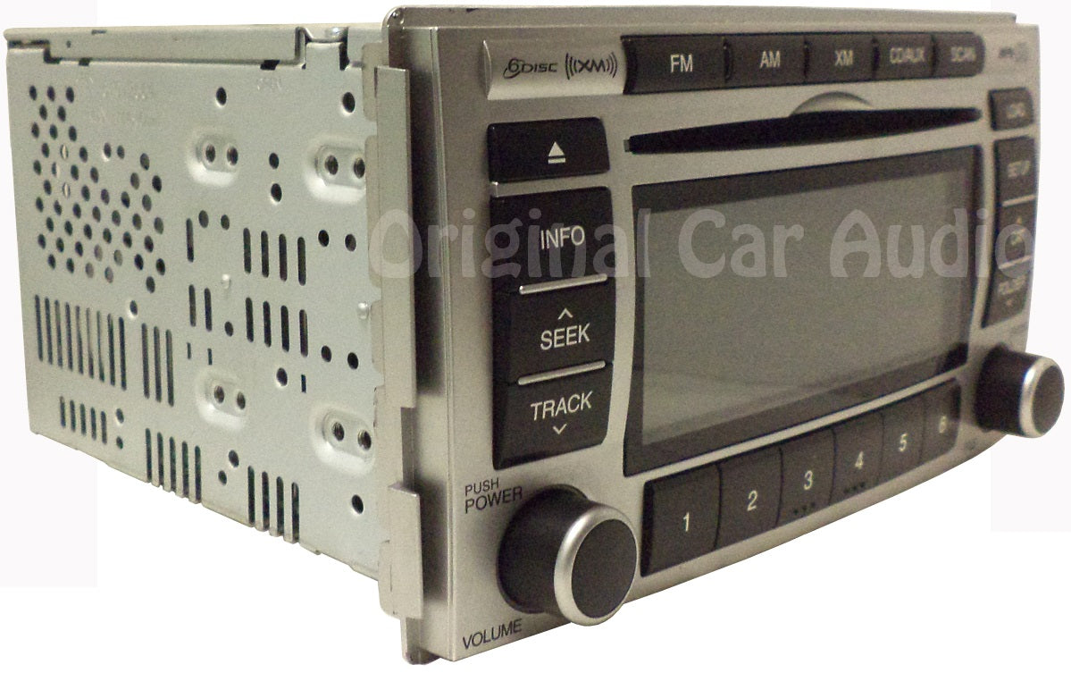 Hyundai Radio 6 Disc CD Changer XM Stereo MP3 Aux Sat OEM