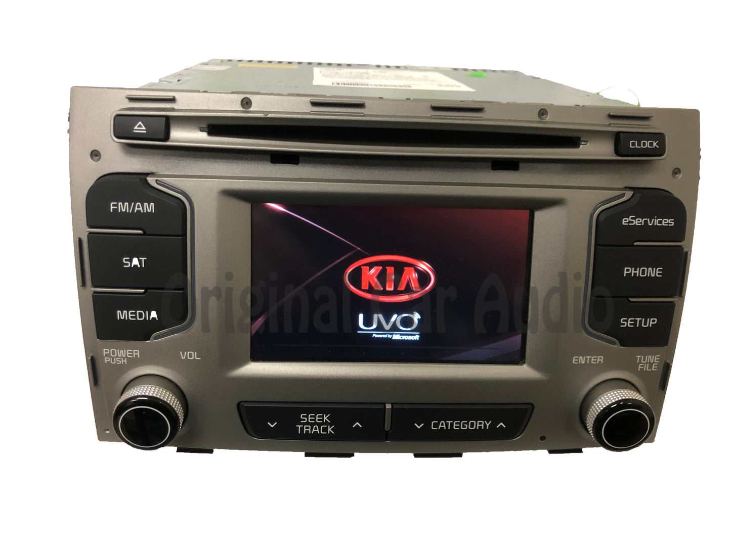 2014 - 2016 Kia Sportage OEM UVO Single CD Bluetooth Sat Multi Media Radio Receiver GREY