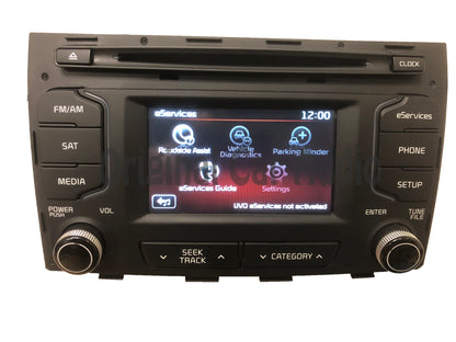 2014 - 2016 Kia Sportage OEM UVO Single CD Bluetooth Sat Multi Media Radio Receiver