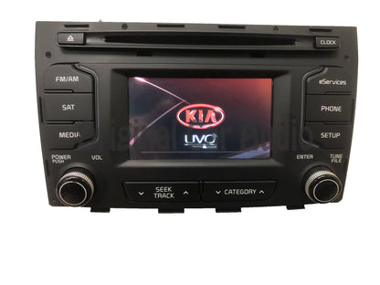 2014 - 2016 Kia Sportage OEM UVO Single CD Bluetooth Sat Multi Media Radio Receiver