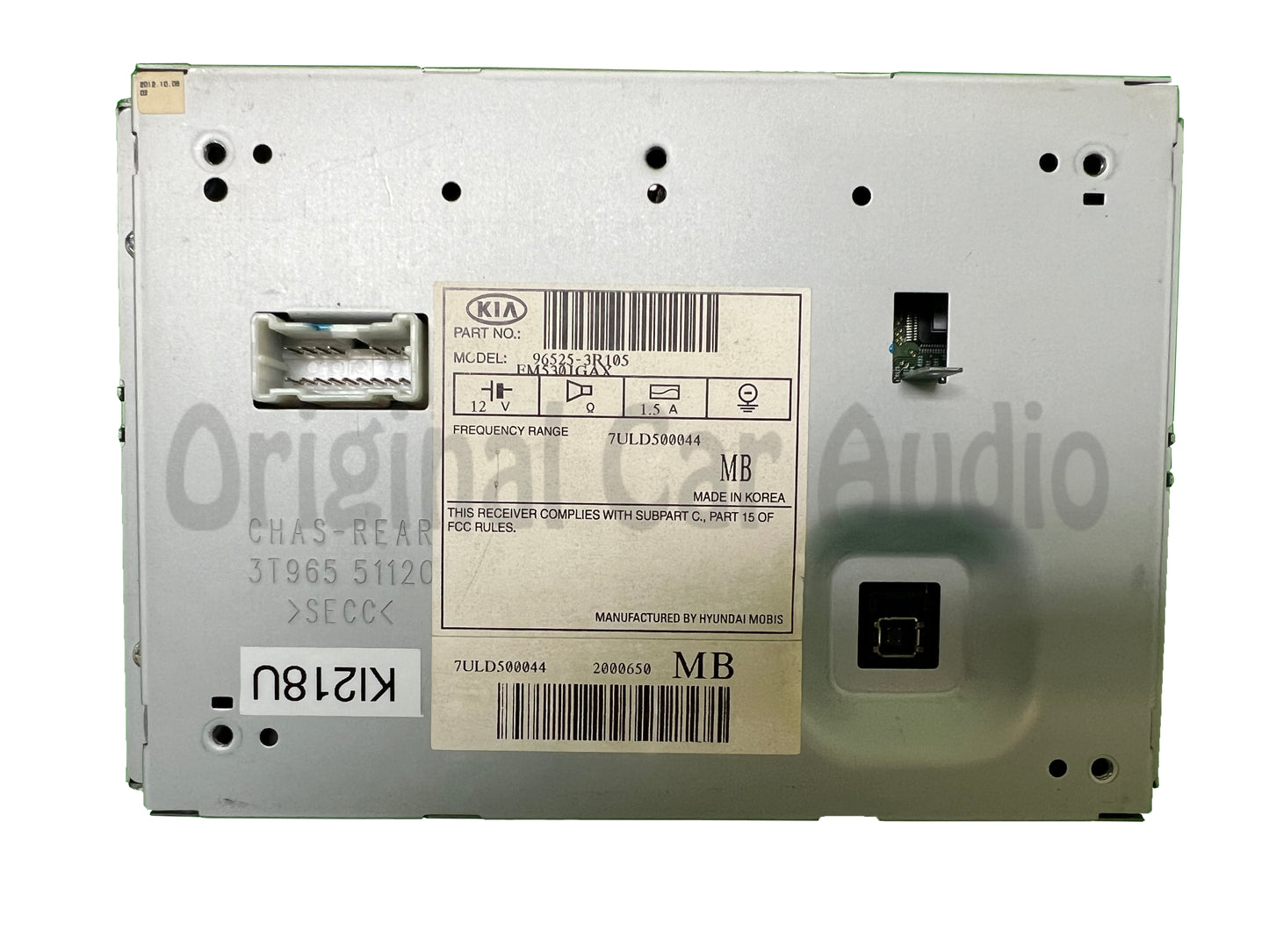 2014-2016 Kia Cadenza OEM GPS Navigation Information Display Screen 96525-3R105