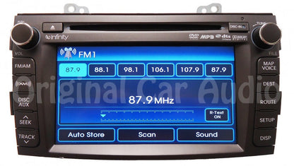 Refurbished 2008 - 2009 Hyundai Navigation GPS Satellite XM Radio Stereo MP3 CD Player Receiver w/ New Display